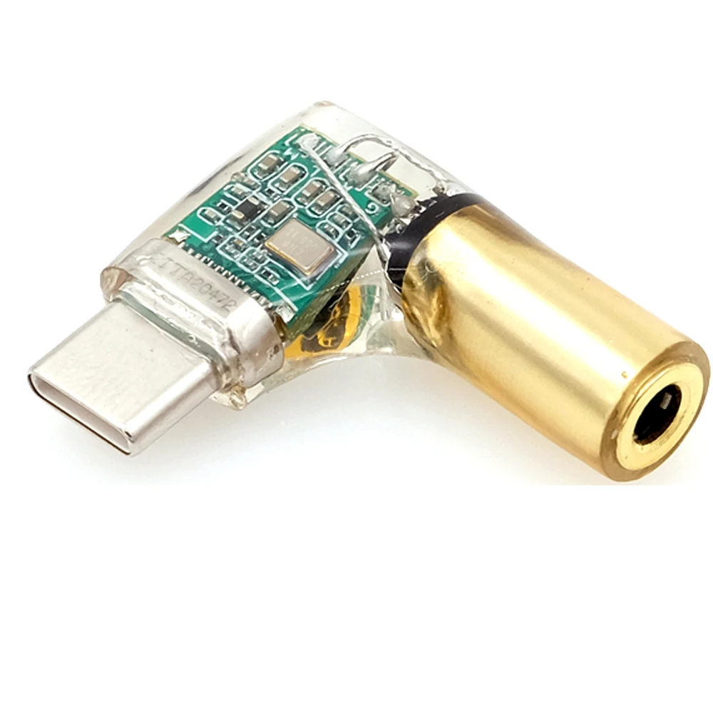Adattatore per auricolari Thouliess da tipo C a 3,5 mm Adattatore audio per cuffie da 4,4 mm Adattatore per chip decodificatore DAC per Xiaomi Huawei