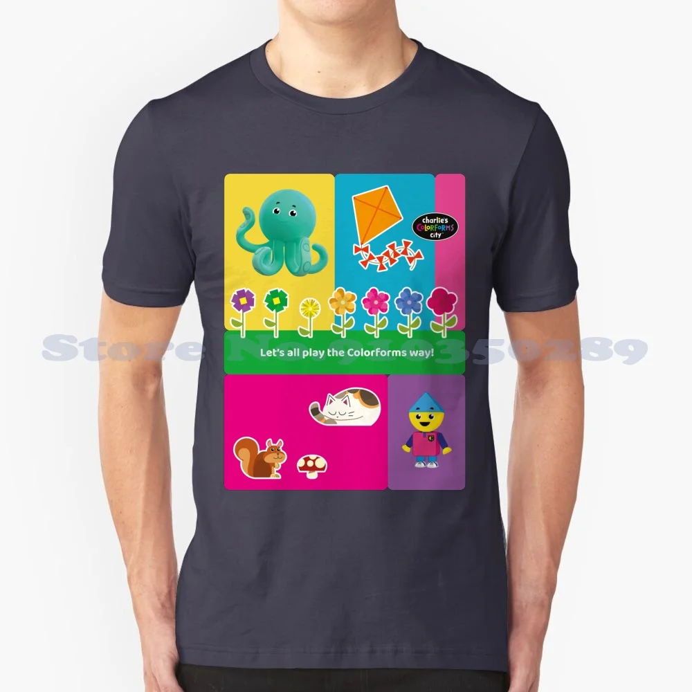 Charlie`s Colorforms City Lets All Play The Colorforms Way Summer Funny T Shirt For Men Women Mallybeau Mouse Dwelling Charlie