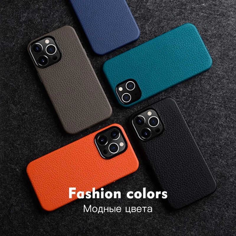 Melkco France Premium Genuine Leather Case for iPhone 13 Pro Max mini Luxury Brand Same Cowhide Business Fashion Phone Cover