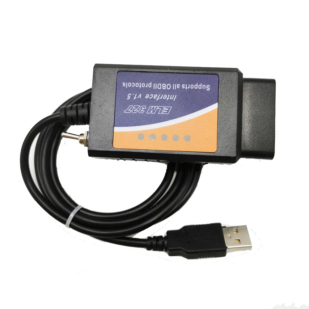 Best ELM327 V1.5 USB Switch PIC18F25K80 Chip HS-CAN / MS-CAN For FORScan elm327 v1.5 For Ford OBD2 Diagnostic Scanner