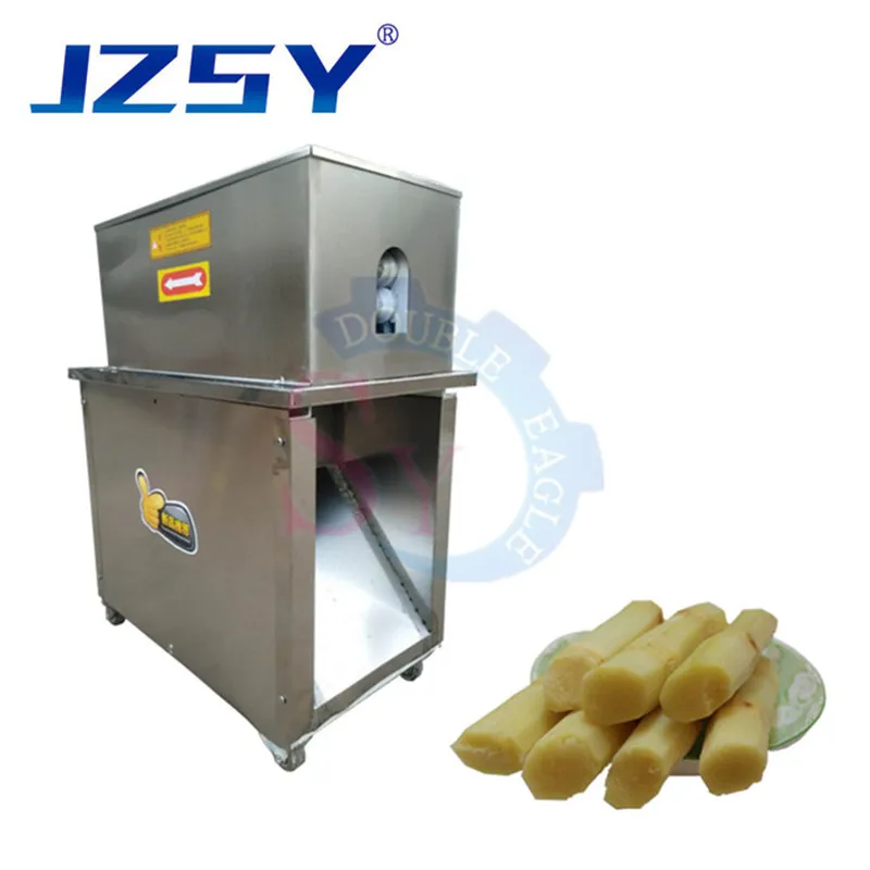 

300kg/H High Efficiency Commercial Automatic Sugarcane Stripping Shucking Machine/Electric Sugar Cane Peeler Equipment