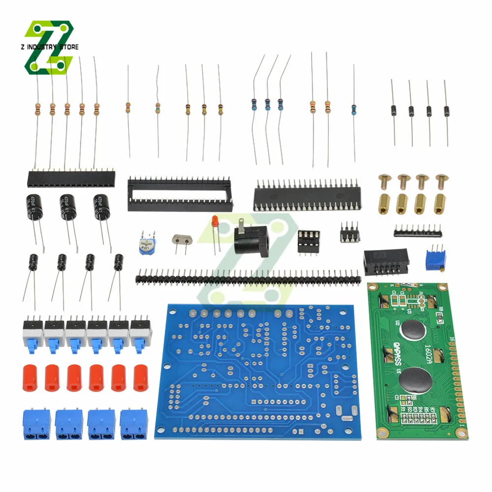 Frequency Capacitance Inductance Meter LCD Digital Secohmmeter CF Inductor Capacitor Tester Frequency Meter DIY Kit