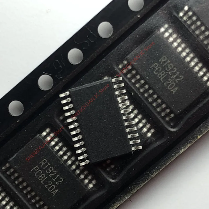 5Pcs RT9212PC TSSOP24 RT9212 RT9212GC RT9212CC Dual 5V Synchronous Buck PWM DC-DC and Linear Power Controller New 100% Quality