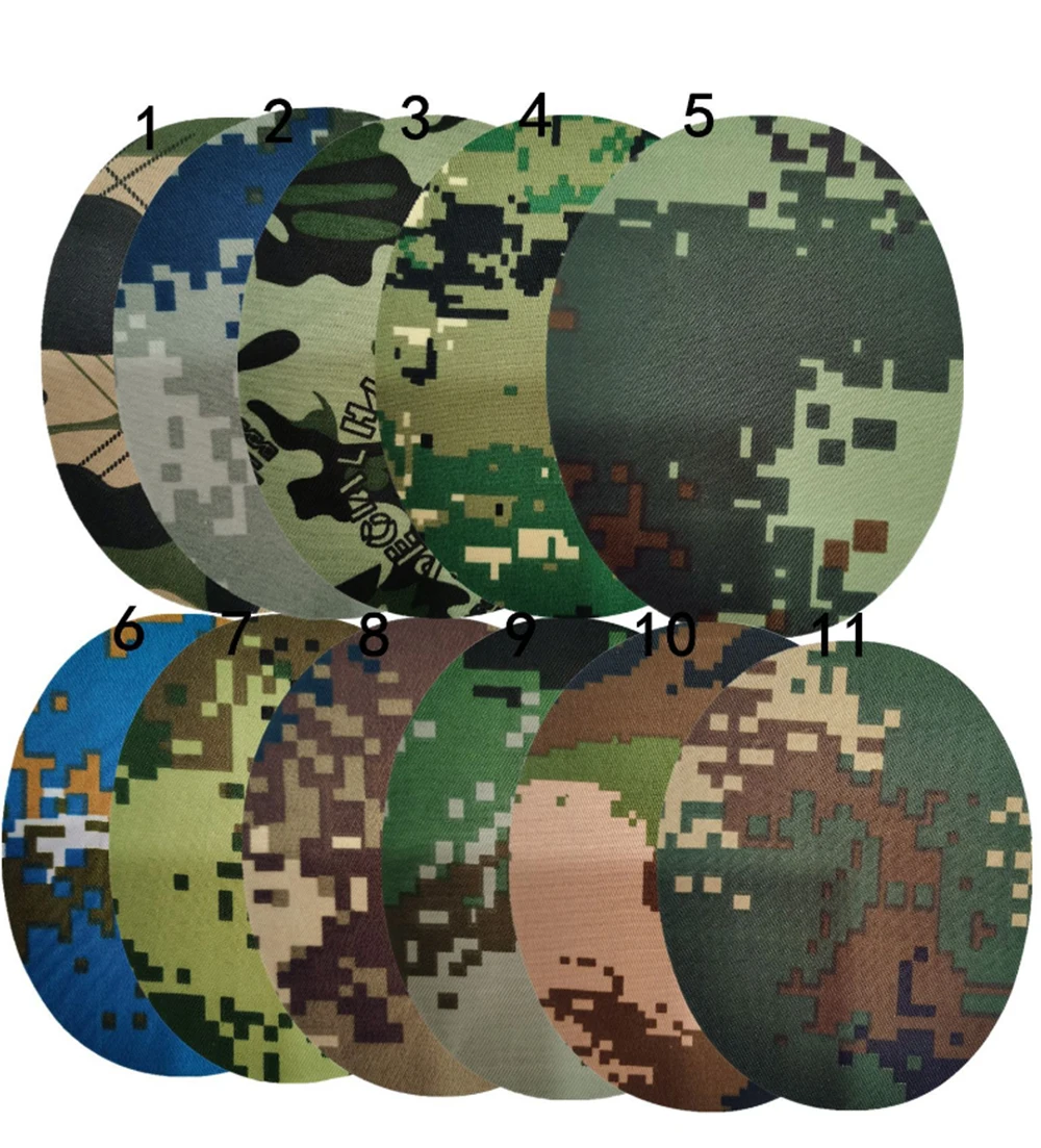 1PC Oval Quadrat 9,5*12,5 cm 11*14cm Hot Melt Kleber Camouflage Kleber Bügeln Patch imitation Denim Nähen Knie Ellenbogen DIY Kleidungsstück – Detail 1