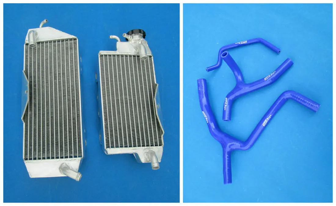 

HOT SELLING High Performance Aluminum Radiator & Hose For 2010-2011 KAWASAKI KXF450 KX450F KXF 450 2011 2010