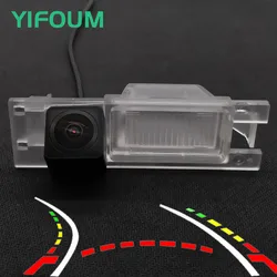 AHD cámara de visión trasera para coche, videocámara de trayectoria dinámica, ojo de pez, 12LED, para Alfa Romeo 147, 156, 159, 166 GT, Brera MITO, Stelvio, Giulietta, Nuvola