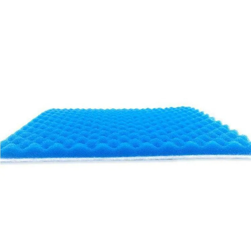 Blue and White 50cmx11cmx2cm Filtration Foam Aquarium Fish Tank Biochemical Filter Sponge Pad Skimmer Sponge Supply Tank