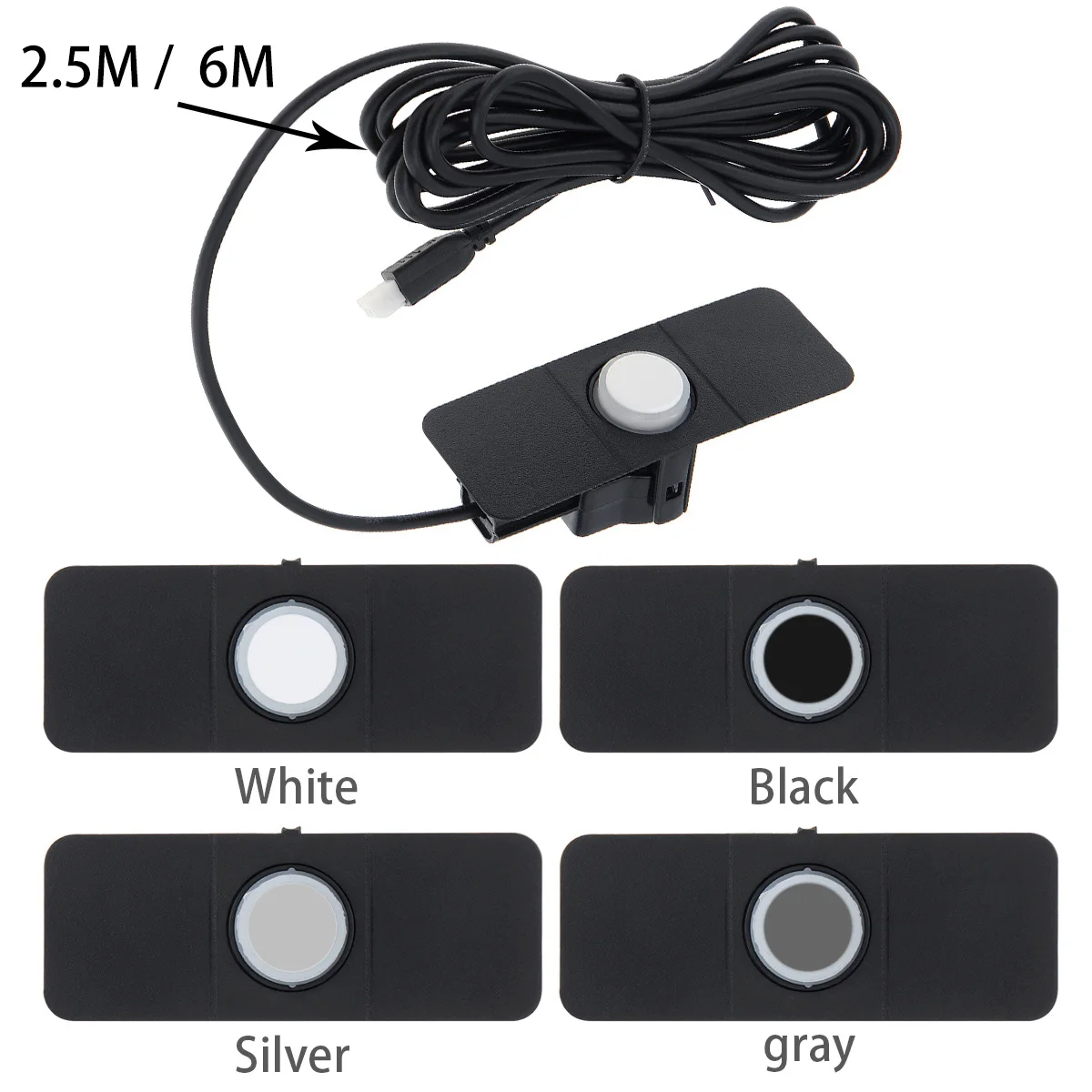 

1pcs Original 13mm Flat Sensors Adjustable Depth 16mm Car Parking Sensor Kit Backup Reverse Radar System For Rear Front Bumper