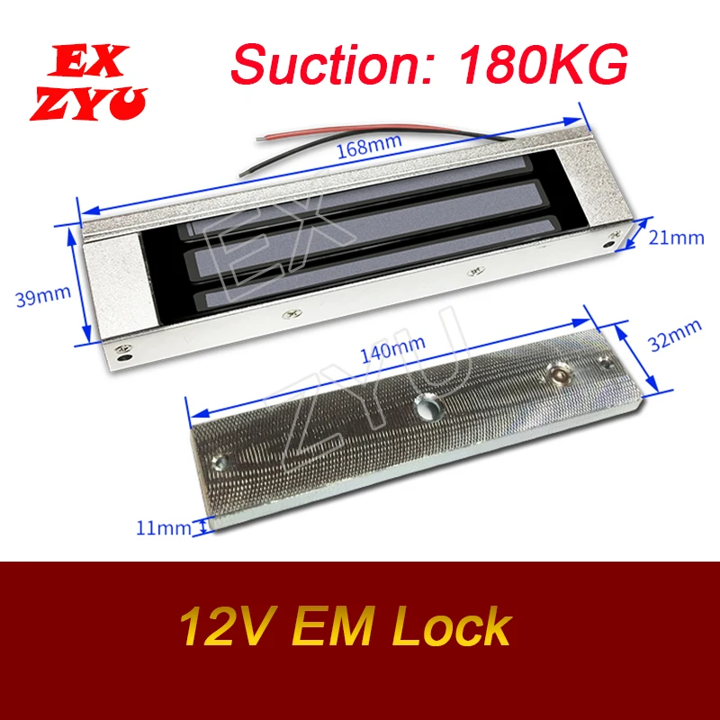 12V EM Lock magnetic escape room prop installed on the door electromagnet lock for chamber game suction 60KG 180KG