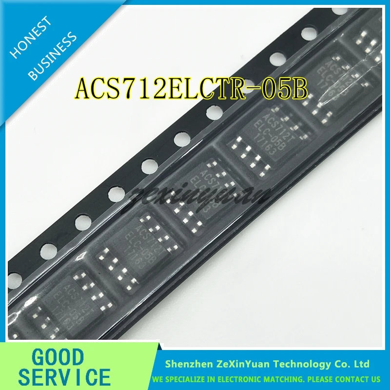 

10PCS/LOT ACS712 ACS712ELCTR-05B ACS712TELC-05B SOP-8 Original Best quality