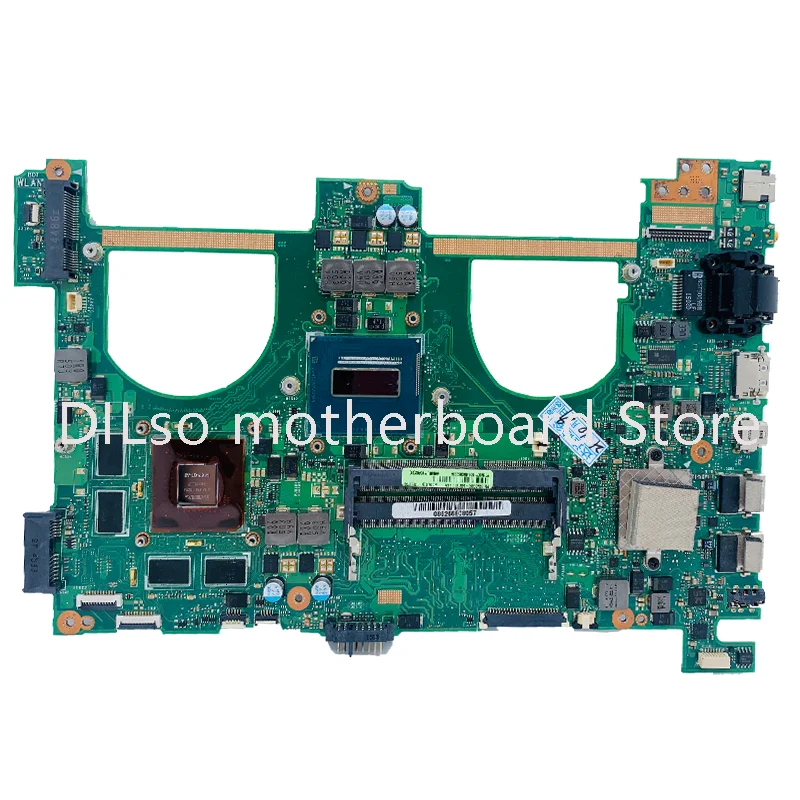 Imagem -03 - Placa-mãe do Portátil para Asus N550jk N550jk N550jv N550jx I74700hq 4710hq Cpu Gtx850m Mainboard Memória de Vídeo 100 Trabalhando