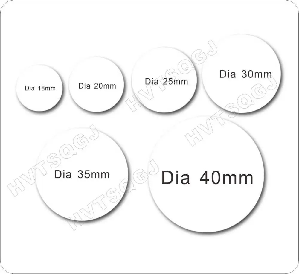 

10pcs 125KHZ TK4100 EM4100 RFID Coin ID Card With Adhensive Sticker Read Only Diameter 25mm for Access Control