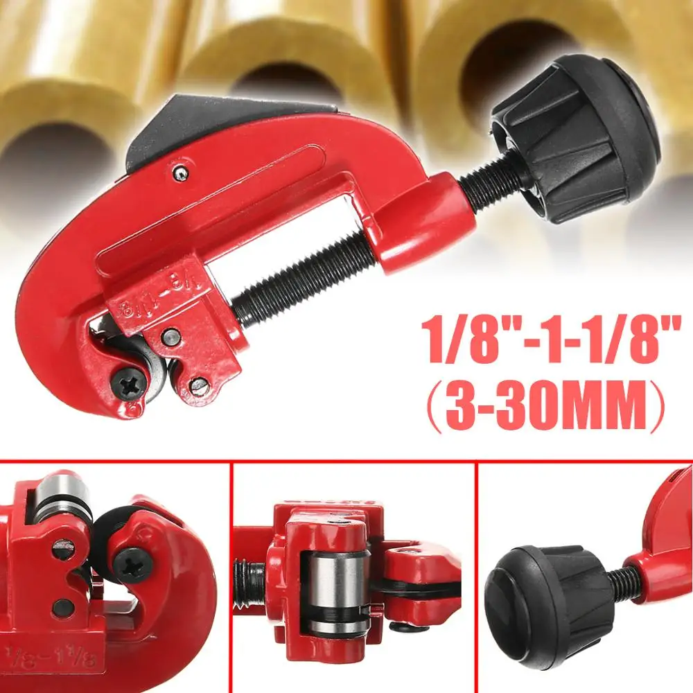 Tagliatubi in acciaio al carbonio da 1/8 "a 1-1/8" acciaio inossidabile alluminio rame vinile ottone tubi tagliatubi utensile da taglio a forbice