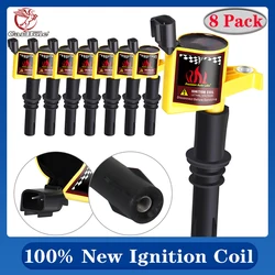 IGNITION COILS 8 Paks For FORD F-150 4.6L 5.4L V8 TRITON 2004 2005 2006 2007 2008 High Performance Yellow DG511 Ignition Coil