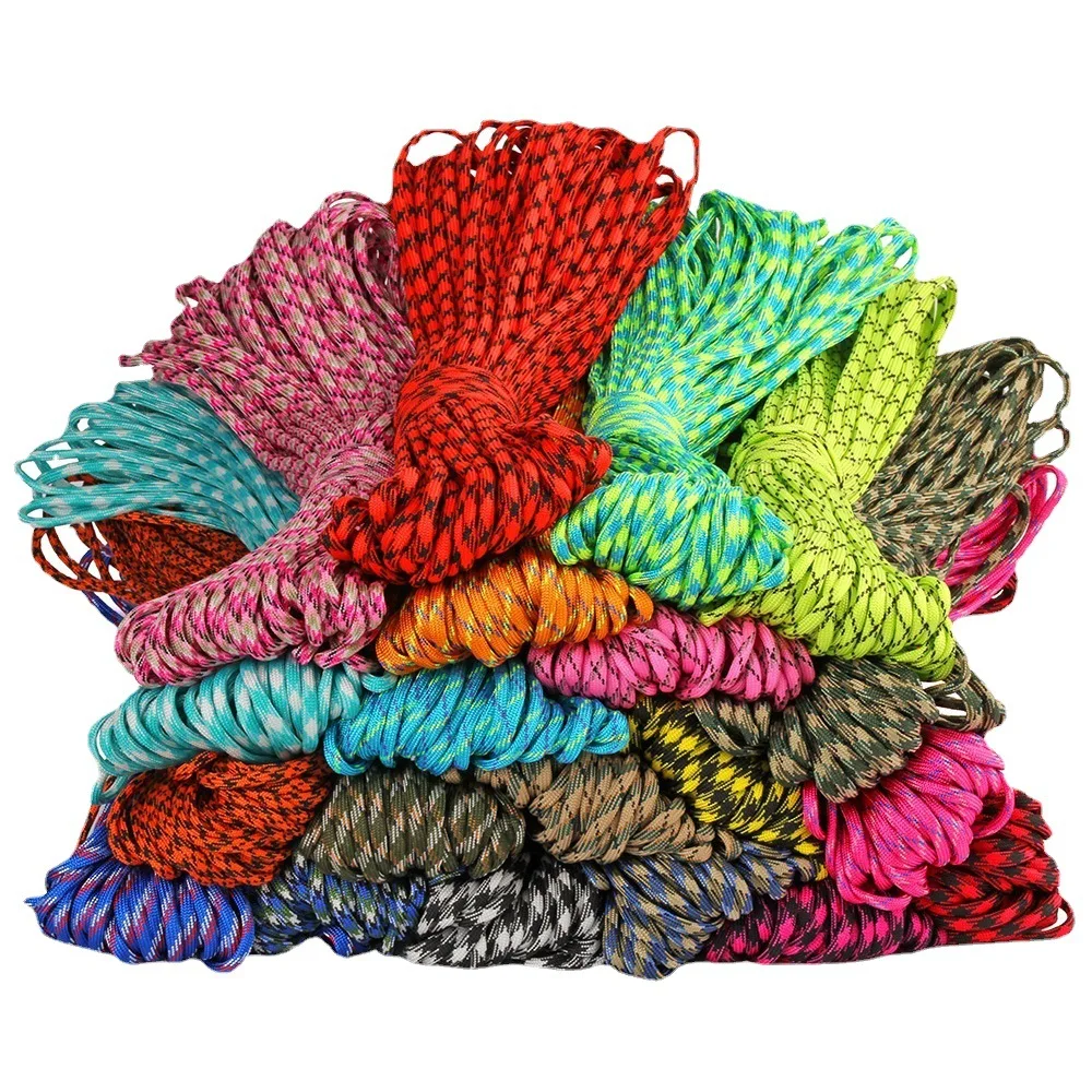 5mm 7 stojak rdzenie Paracord na surwiwalowa lina spadochroniarska smycz Camping wspinaczka Camping liny turystyka bielizny