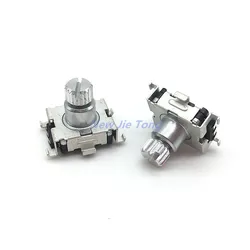 2pcs 360 Degree EC11 Rotary Encoder Code Switch 30 Position With Push Button 5pin SMD 9.5mm Plum Shaft Handle Length