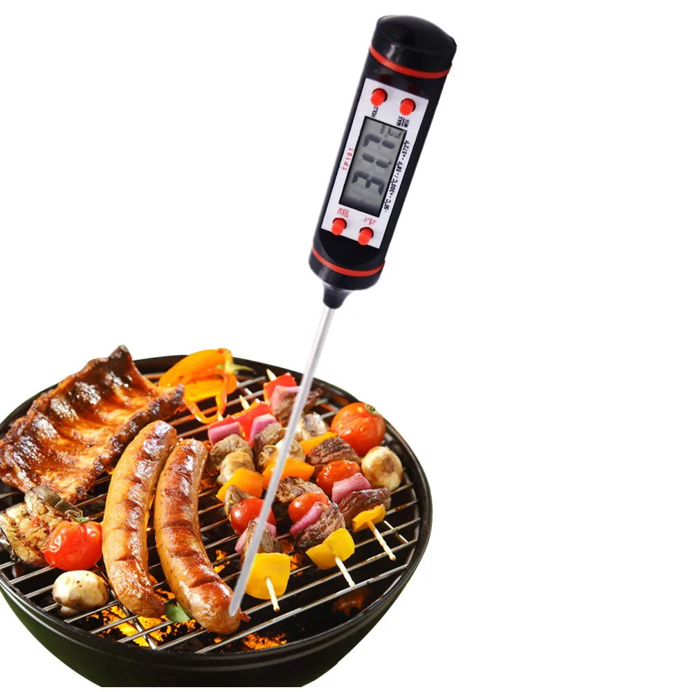 

10pcs/Lot Mini Pen Type Kitchen Cooking Food Meat Probe Digital BBQ Thermometer Temperature Meter LCD with Retail Box