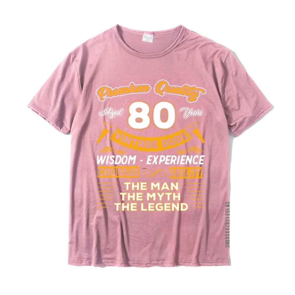 T-Shirt Vintage homme, humoristique, en coton, 80 ans, 80e anniversaire