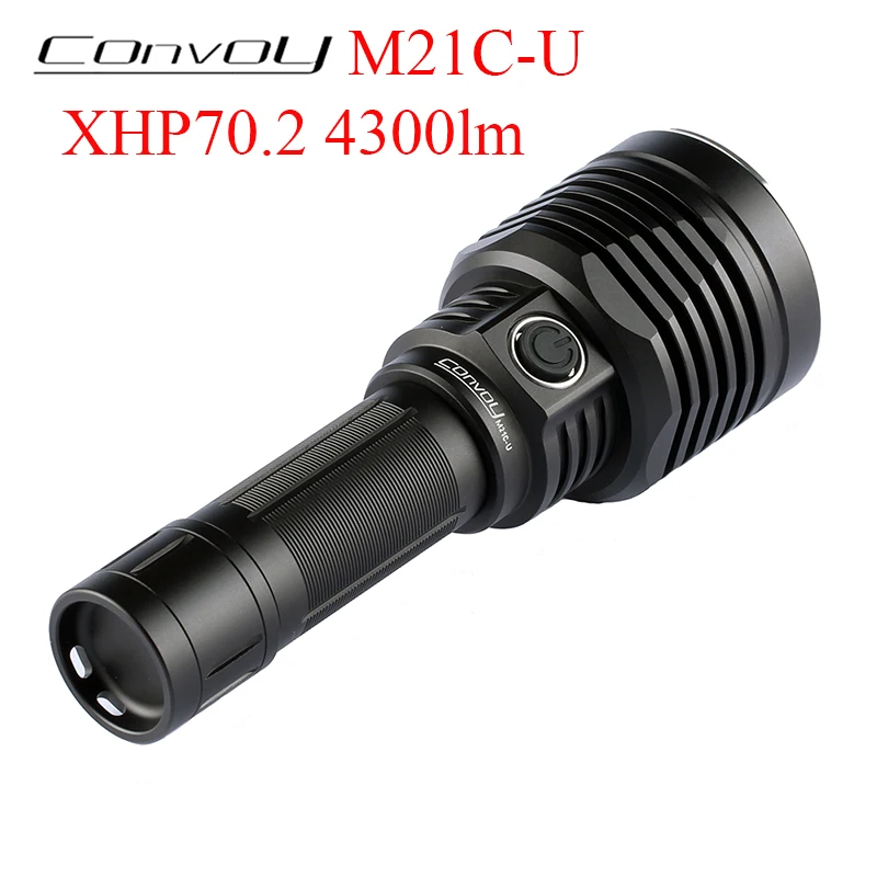 

Convoy M21C-U with XHP70.2 Led Lanterna 4300lm High Powerful Flashlight Linterna Flash Light 21700 Torch Fishing Camping Latarka