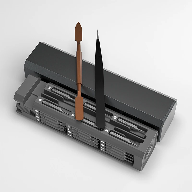 Set Obeng Multifungsi 40 In 1 S2 Philips Slotted Presisi Sekrup Driver Bit Kombinasi Alat Perangkat Keras Rumah Tangga