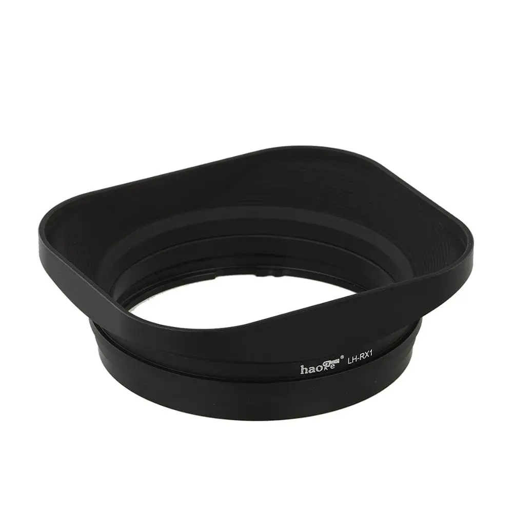 Haoge Square Metal Lens Hood Bayonet for Sony RX1R RX1RM2 FE 55mm f1.8 AND Sony FE35MM/f2.8 NEX E-Mount Lens