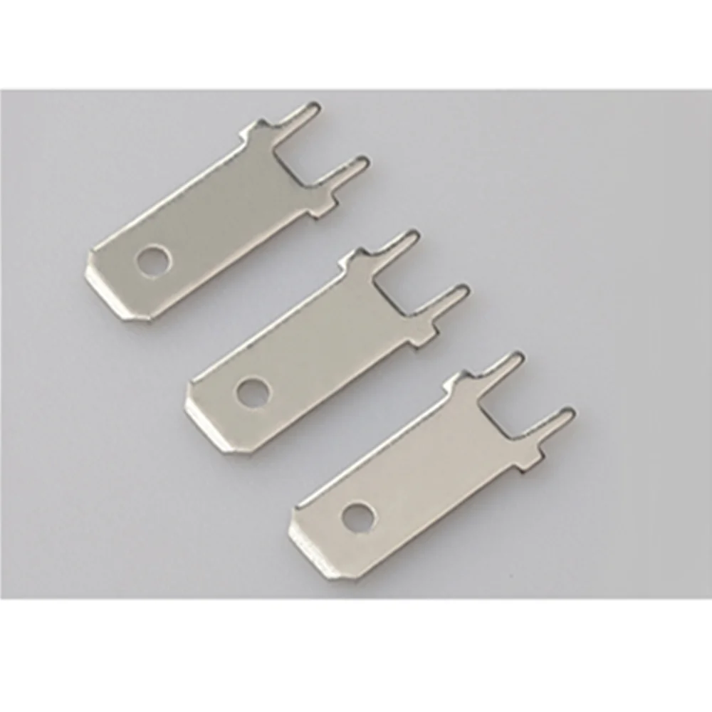 50pcs/100pcs 6.3 Lengthened inserts 6.3mm PCB solder terminals PCB solder inserts
