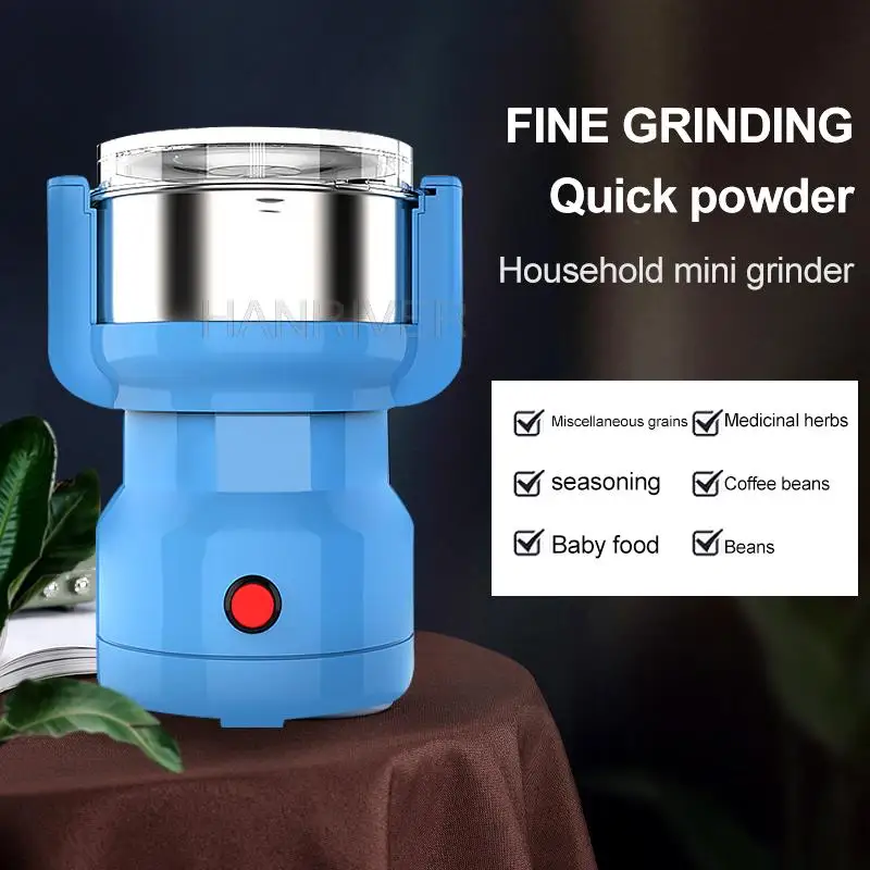 Electric Grinder Machine Coffee Milling Kitchen Cereals Nuts Beans Spices Grain Grinding Blender Automatic Coffe Grinder Machine