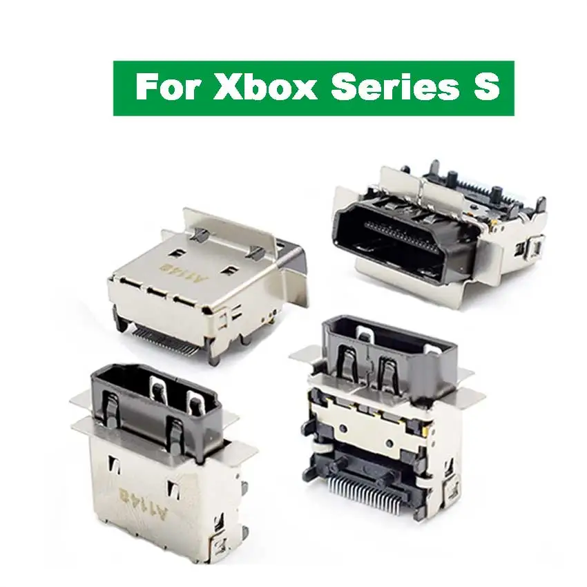 10pcs HD Port For XBOXONE S HDMI-compatible Port Socket Interface For Microsoft XBOX Series S HDMI-compatible Port Connector