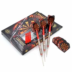 CUESOUL-Juego de dardos de tungsteno, punta de acero fina, 22g, 85%