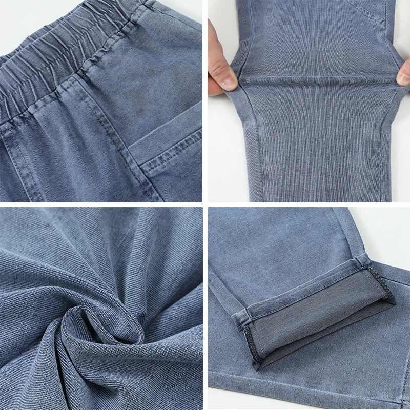 Frauen plus Größe 4xl lässig Denim knöchel lange Hosen Vintage Mutter Baggy Vaqueros elastische hohe Taille Frühling Sommer Harem Jeans