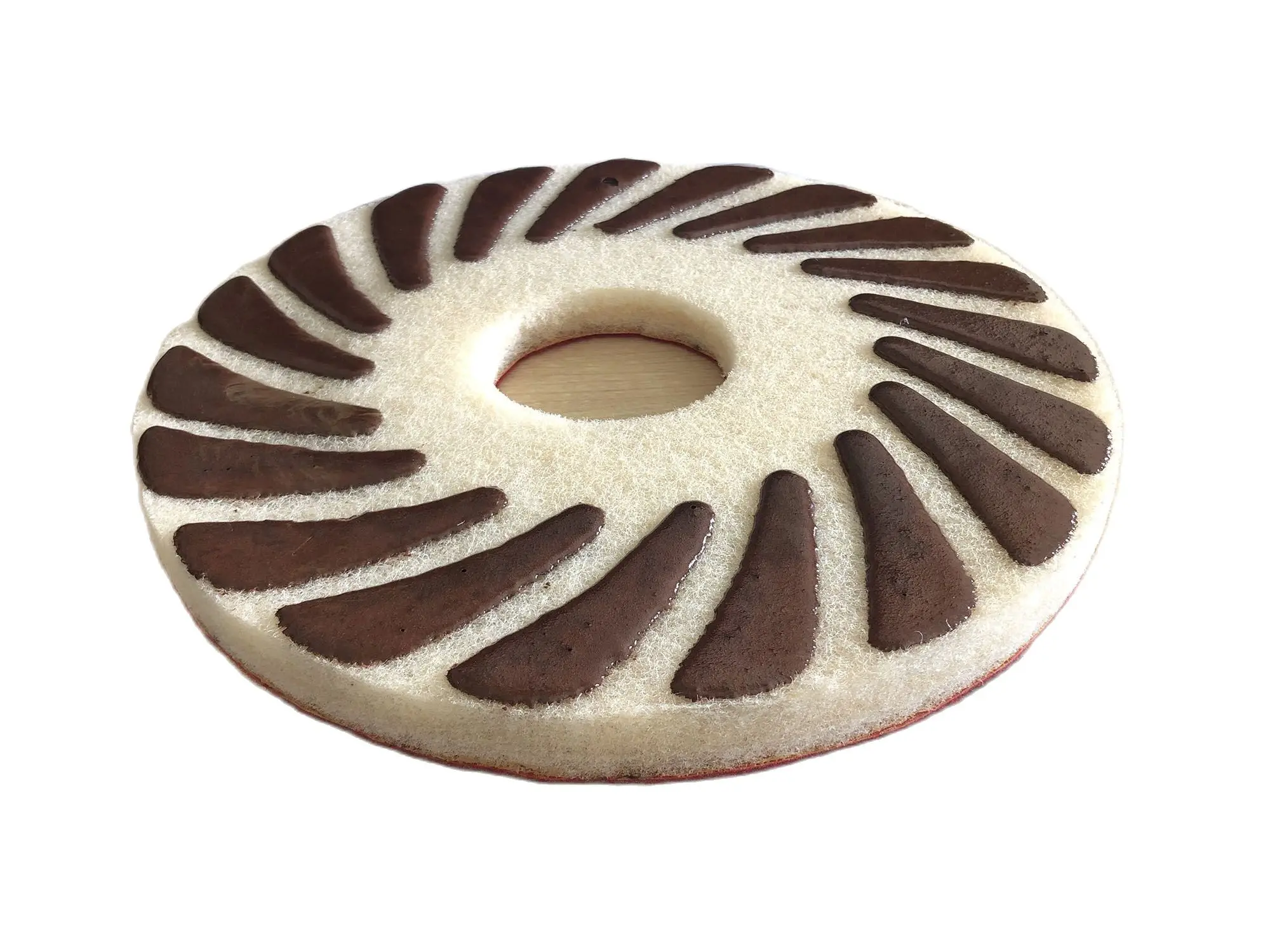 13 Inch 325MM Abrasive  Marble Floor Polishing Wheel Granite Resin Sponge Polishing Concrete Floor Polishing Dry Grinding Pad