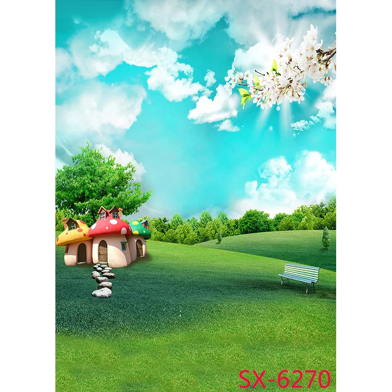 Bambini compleanno fondali fotografia scenario fiori prato neonato ritratto foto sfondo Studio puntelli 2157 YXFL-29