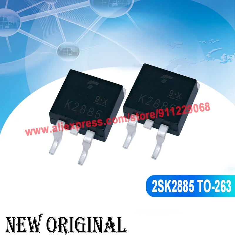 (5piece) 2N06H5 IPB80N06S2-H5 TO-263 55V 80A / K2411 2SK2411 60V 30A / K3570 2SK3570 20V 48A / K2885 2SK2885 30V 45A TO-263