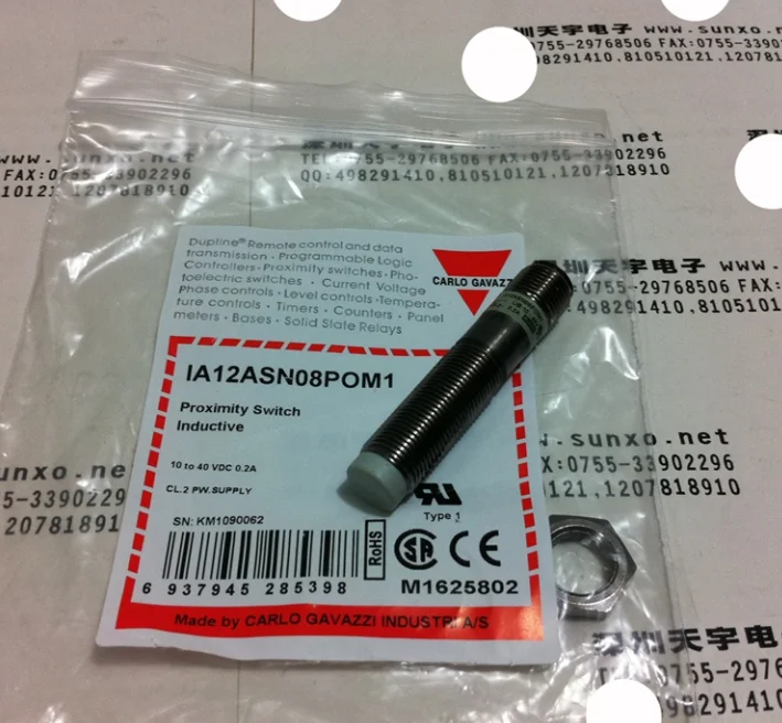 

1PCS CARLO GAVAZZI IA12ASN08POM1 PROXIMITY SENSOR -NEW