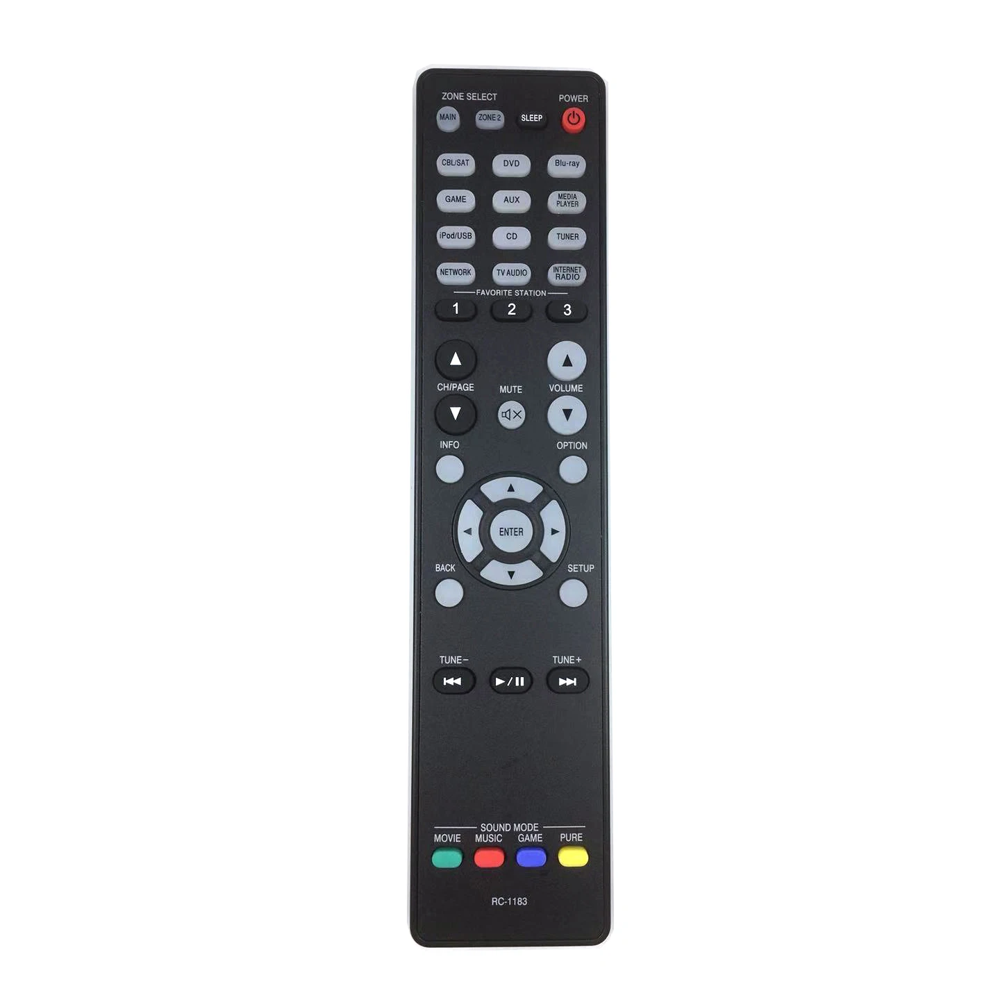 New RC-1183 Replace Remote Control for Denon AV Receiver AVR-X2000 AVRX2000