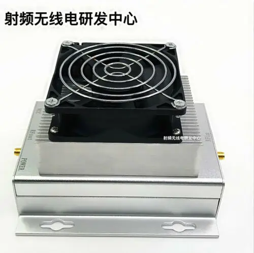 UHF 850-960MHz 915MHz 30W Ham Radio Power Amplifier Interphone + Heatsink + Fan