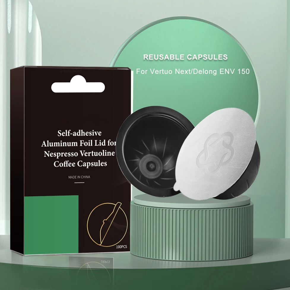 ICafilasBIG  Espresso Capsulas Recargables Nespresso Vertuoline & Vertuo Stainless Steel Refillable Coffee Filter Reusable Pods