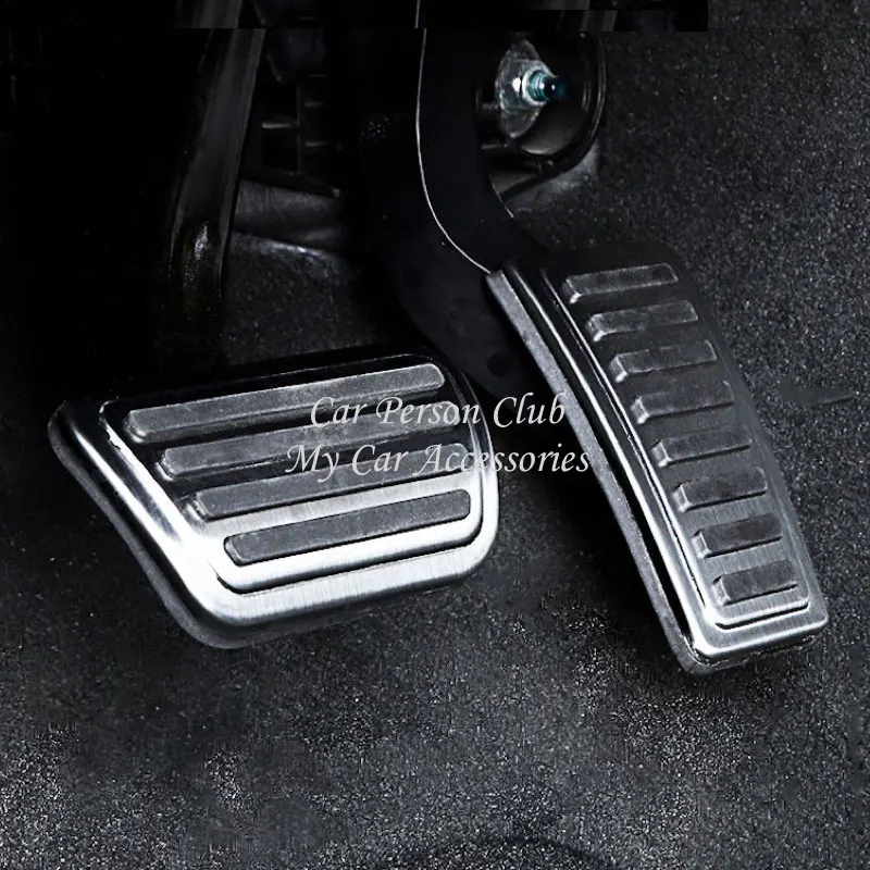 Foot Accelerator Gas Pedal Brake No Drilling Stainless Pads Cover Trims For Dodge Ram 1500 2500 3500 2021 2022 Car Accessories