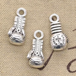 10pcs Charms Boxing Glove Fist 22x11x7mm Antique Silver Color Pendants DIYCrafts Making Findings Handmade Tibetan Jewelry