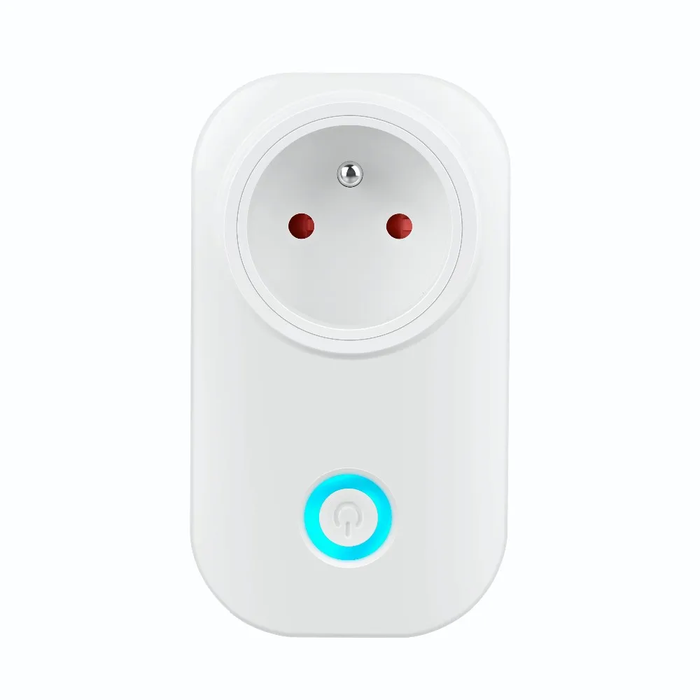 1Pcs Wireless Remote 2.4G WIFI Power Plug Tuya Smart Life App Control UK EU BR Energy Measurement Saving Socket Alexa Google