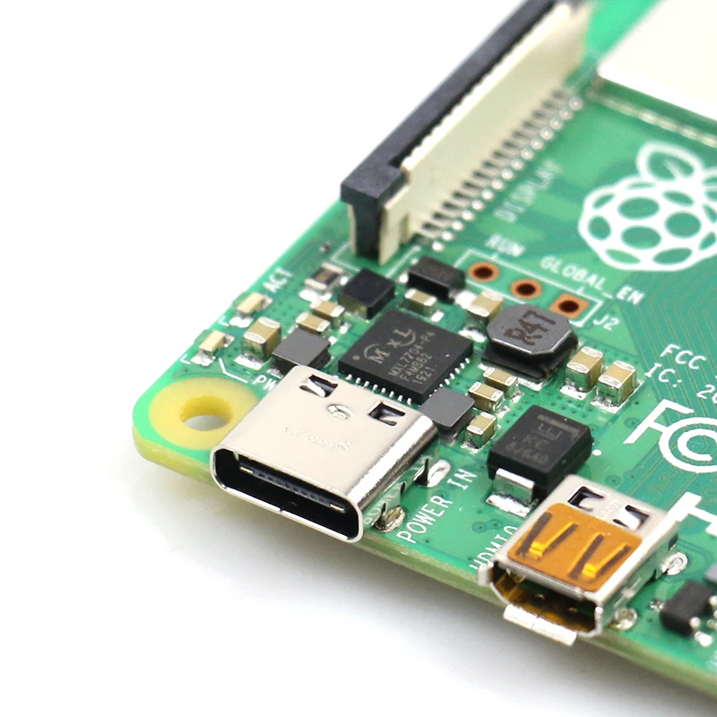 جهاز Raspberry Pi 4 kit 2GB 4GB 8GB RAM board + كاميرا 5MP + صندوق أكرليك + مصدر طاقة + بطاقة + مشعاع لـ Raspberry Pi 4 type B l