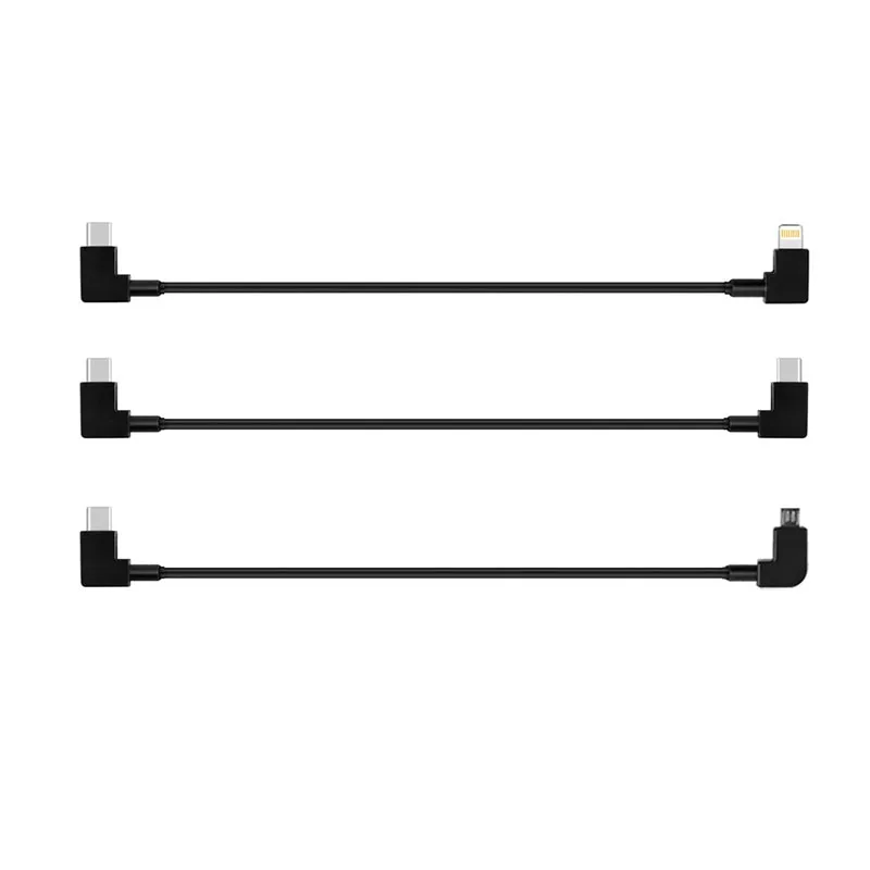 OTG Micro usb Kabel 30CM für DJI Mavic Pro Mini 2/SE Air 2 Mavic 2 Controller Adapter stecker Telefon Tablet IOS Typ-C Adapte