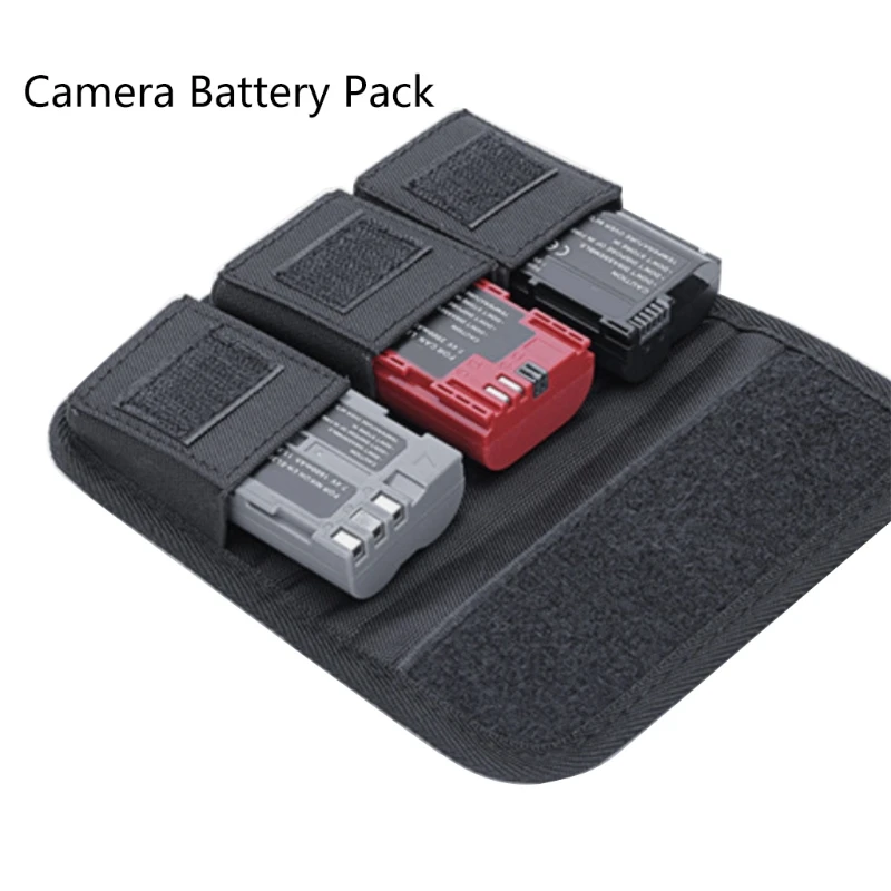 Camera Battery Case with Card Holder for lp-e6/ en-el15/ np-fw50/ np-f550/ AA Battery and Memory Card