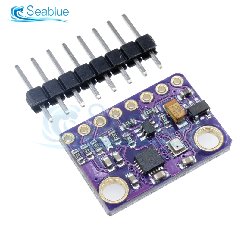 MPU-9250 MPU9250 BMP280 SPI IIC/I2C 10DOF Acceleration Gyroscope Compass 9-Axis Sensor Board Module GY-91 For Arduino DC 3-5V