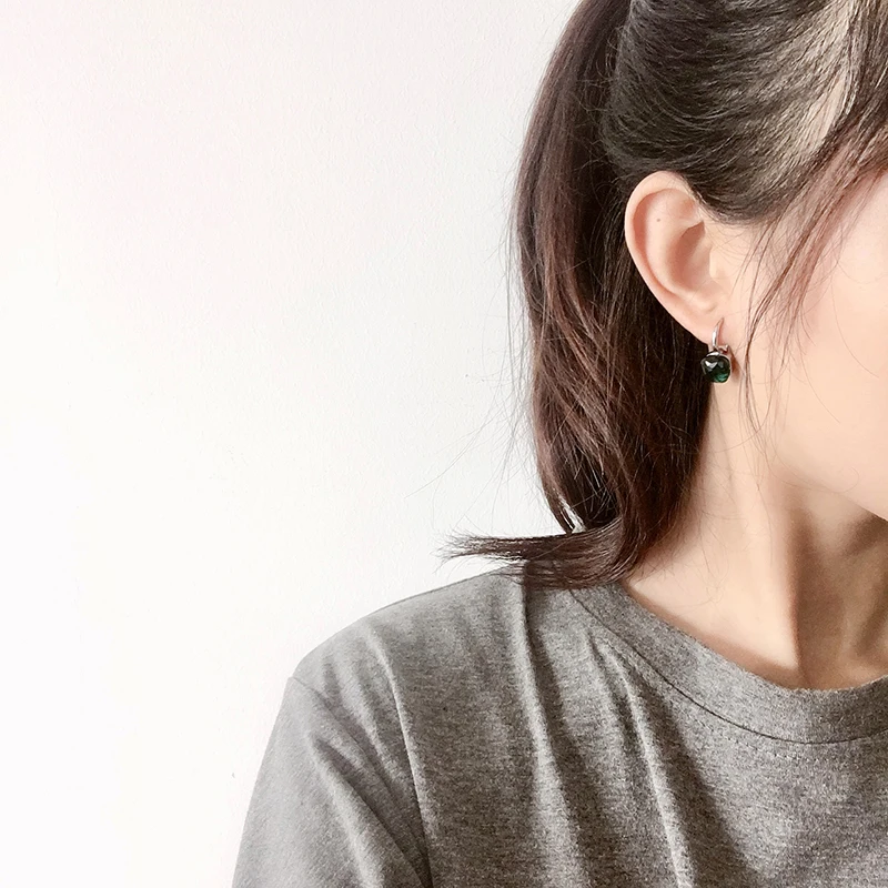 Top Quality Fashion Rose Gold Color Multicolor Faceted Crystal Gemstones Stone Drop Hook Earring For Women