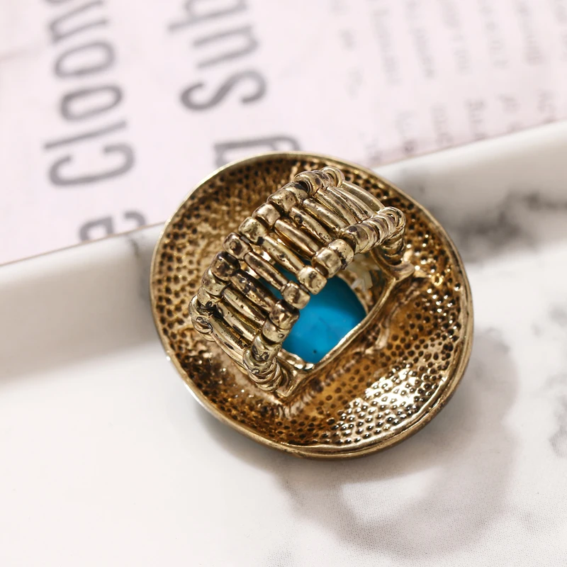 Fashionable and beautiful natural stone ring birthday party Christmas gift free shipping