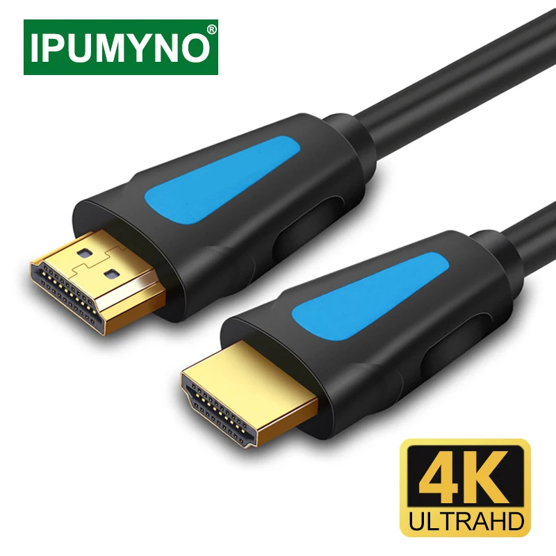 

HDMI-Compatible Cable 4K 1080p 2.0 1.4 Aux Cable For PS4 Apple TV PC Splitter Switch Box Extender Projector Monitor 60Hz Video