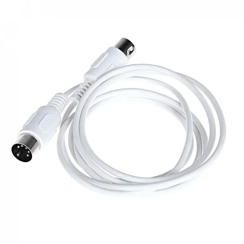 1.5m/4.9ft 3m/9.8ft Universal MIDI Extension Cable 5 pin male to 5 pin male Electric Piano Keyboard Instrument PC Cable