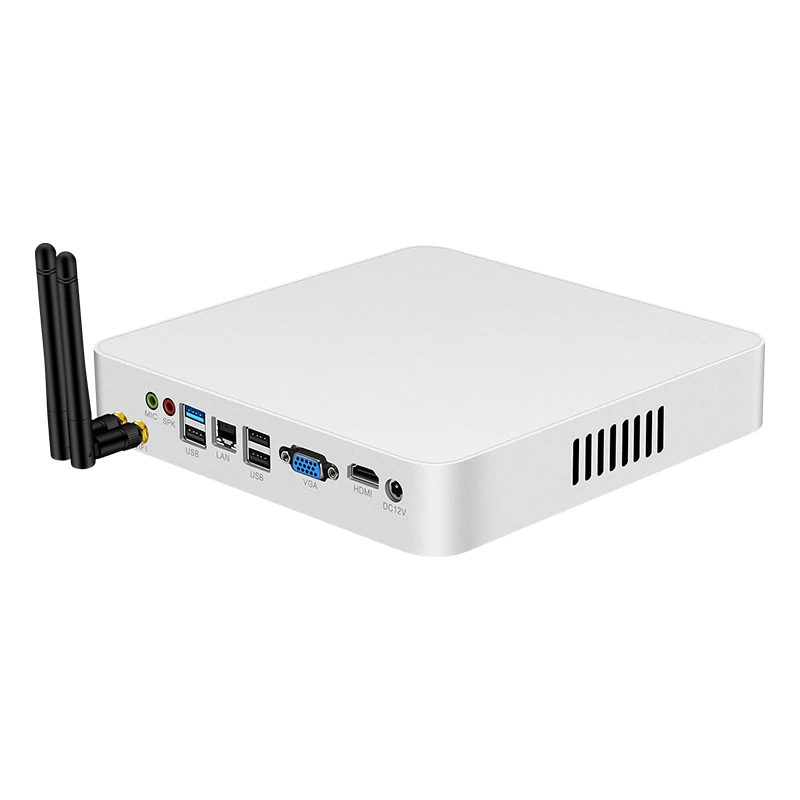 XCY kantor Mini PC Intel i7 4500U i5 4200U 3317U mendukung Windows 10 Linux HDMI tampilan VGA WiFi Gigabit Ethernet THPC Barebone