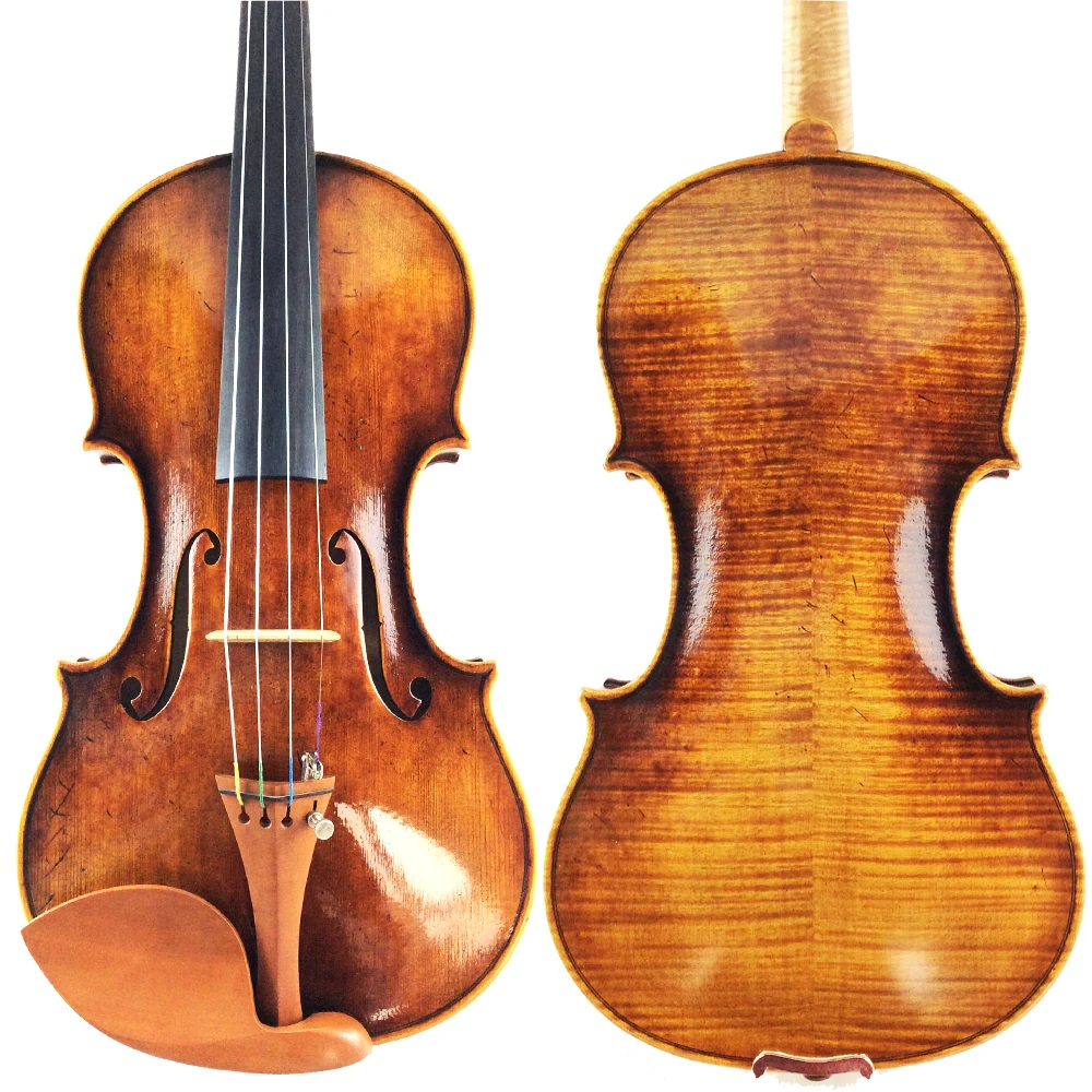 Violin Vintage style upscale violin played on a violin